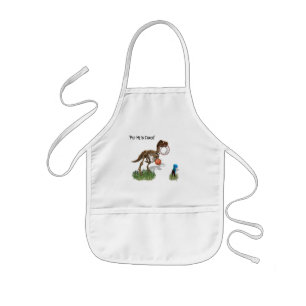 "Put me in Coach" Dinosaur Kids' Apron
