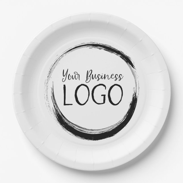Put My Logo On a Paper Plate (Front)