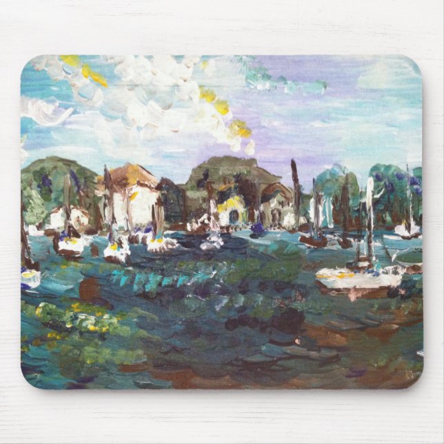 Put-n-Bay Lake Erie Island Painting #2 Mouse Pad (Front)