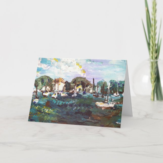 Put-n-Bay Lake Erie Painting #2 Greeting Card (Front)