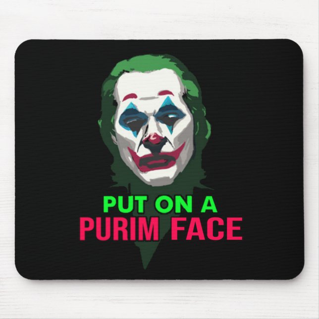 Put on a Happy Face Mouse Pad (Front)