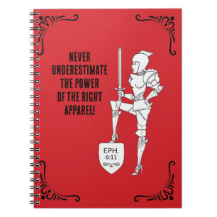 "Put on the complete Suit of Armour"  Notebook