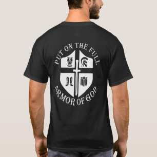 Put on The Full Armour of God Knight Grace Bibles T-Shirt