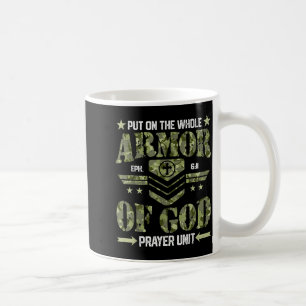 Put on The Whole Armour of God Camouflage Christia Coffee Mug