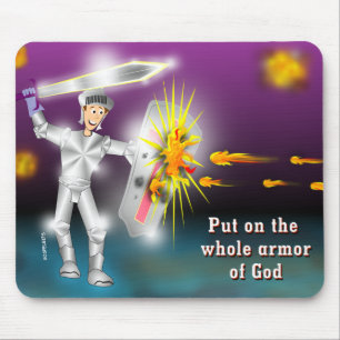 Put on the Whole Armour of God Mouse Pad