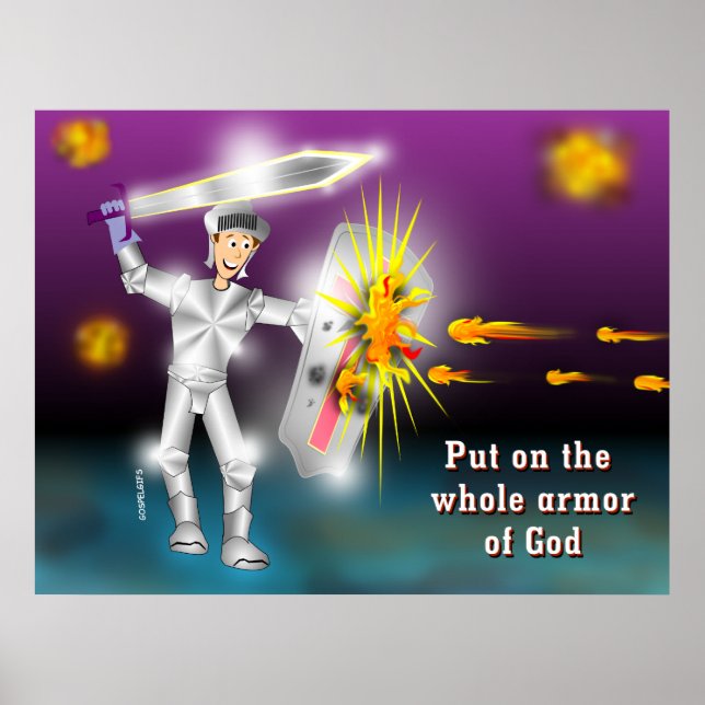 Put on the Whole Armour of God Poster (Front)