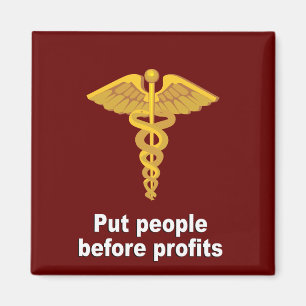 Put people before profits magnet