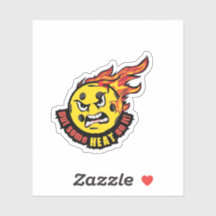 Put Some Heat On It Pickleball Sticker