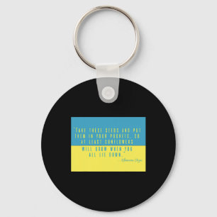 Put Sunflower Seeds In Pocket I Stand With Ukraine Key Ring