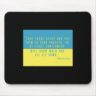 Put Sunflower Seeds In Pocket I Stand With Ukraine Mouse Pad
