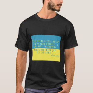 Put Sunflower Seeds In Pocket I Stand With Ukraine T-Shirt