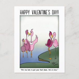 Put Your Foot Down Postcard