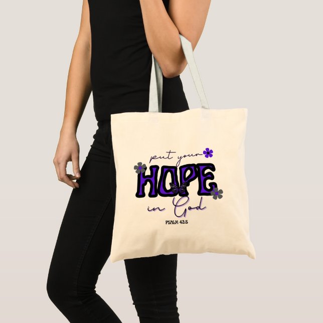 Put Your Hope in God Budget Tote Bag (Front (Product))