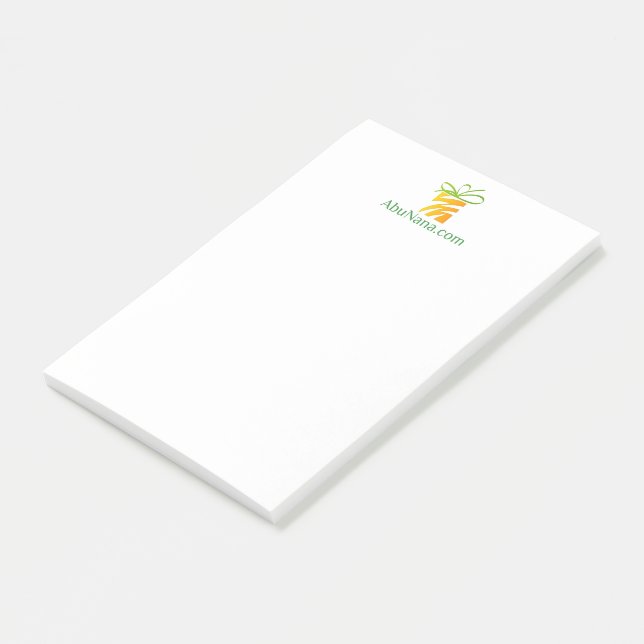 Put Your Logo Here Tablet Post-it Notes (Angled)