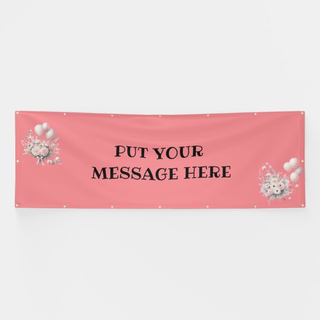 PUT YOUR MESSAGE HERE... BANNER (Horizontal)