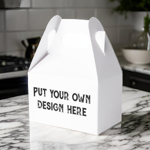 Put your own design favour box