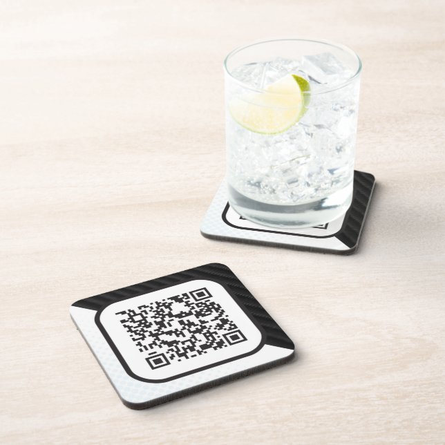 Put your Scannable QR code on these Coaster (Right Side)