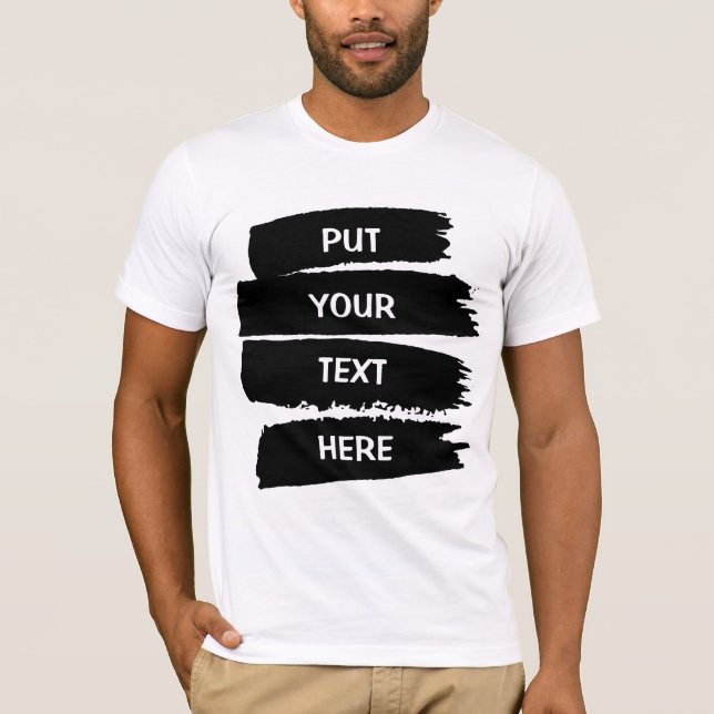 Put your text here, Uplifting personal mindset T-Shirt (Front)