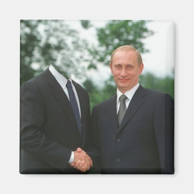 Putin Владимир Путин Magnet (Front)
