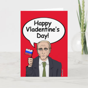 Putin Card - Happy Vladentine's Day - - Election 2