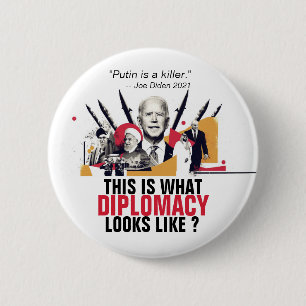 Putin is a killer: Joe Biden 2021 Button