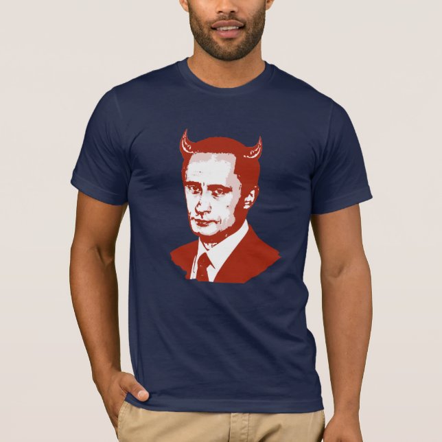 PUTIN IS THE DEVIL T-Shirt (Front)