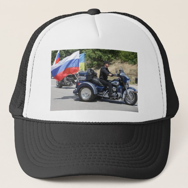 Putin rides a Trike! Trucker Hat (Front)