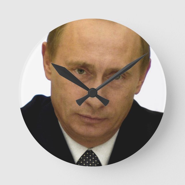 Putin Round Clock (Front)