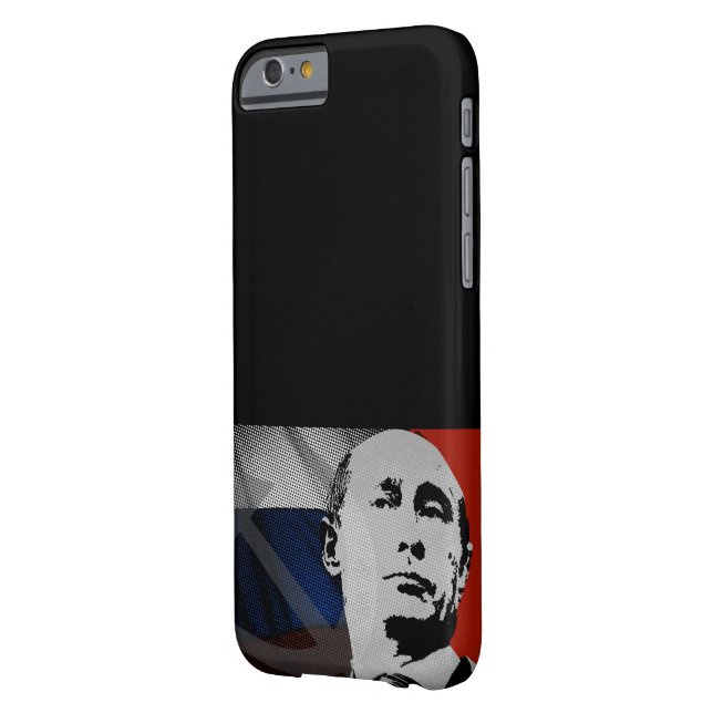 Putin with Russian Flag Case-Mate iPhone Case (Back Left)