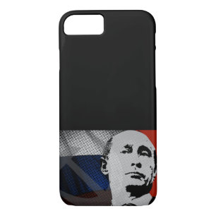 Putin with Russian Flag iPhone 8/7 Case