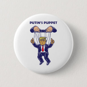 Putin's Puppet President Is A Russian Et Political 6 Cm Round Badge