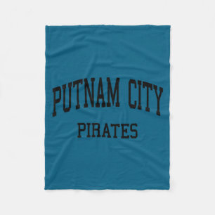 Putnam city high school hs oklahoma city ok retro fleece blanket