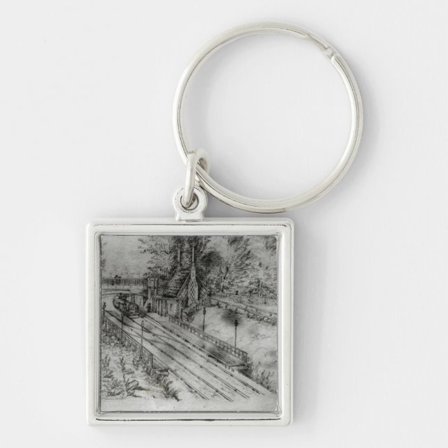 Putney Railway Station Key Ring (Front)