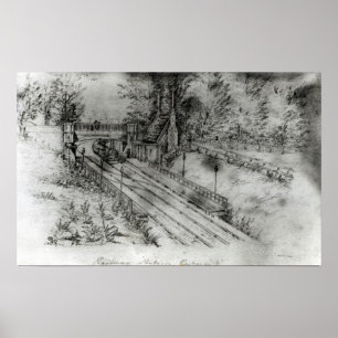 Putney Railway Station Poster