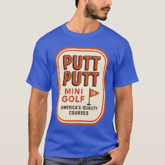 Putt Putt Mini Golf Retro 1980s T-Shirt