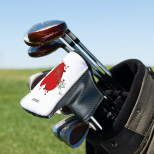 Putter Cover Red Heart
