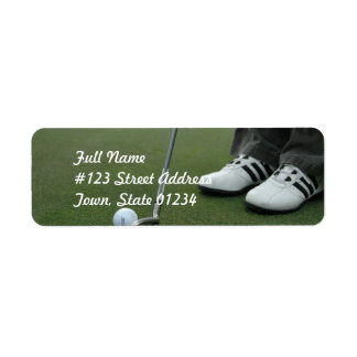 Putter Mailing Label Return Address Label