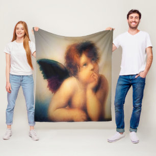 Putti Angel Fleece Blanket