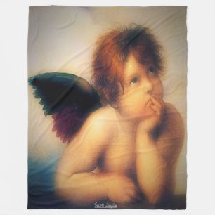 Putti Angel Fleece Blanket