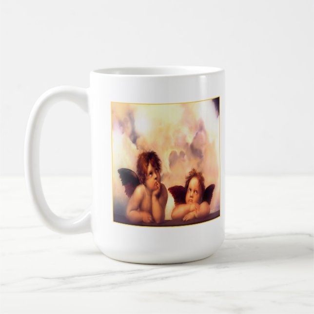 Putti Pair of Angels Coffee Mug (Left)