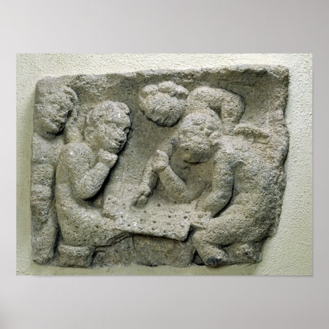 Putti playing latronculi poster (Front)