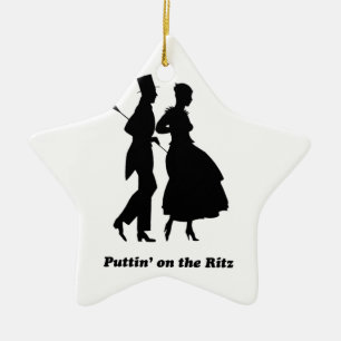 Puttin' on the Ritz Ceramic Tree Decoration