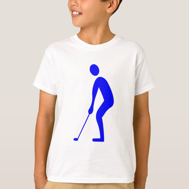 Putting - Blue T-Shirt (Front)