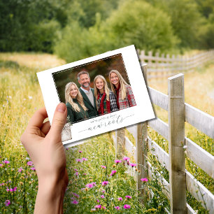 Putting Down New Roots Moving Announcement w/Photo Postcard