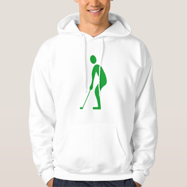 Putting - Grass Green Hoodie (Front)