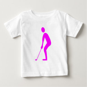 Putting - Magenta Baby T-Shirt