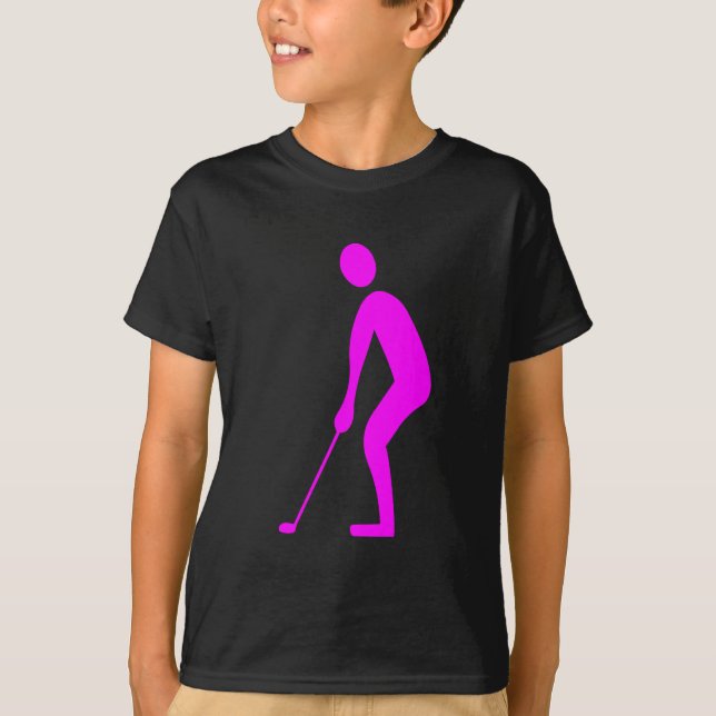 Putting - Magenta T-Shirt (Front)