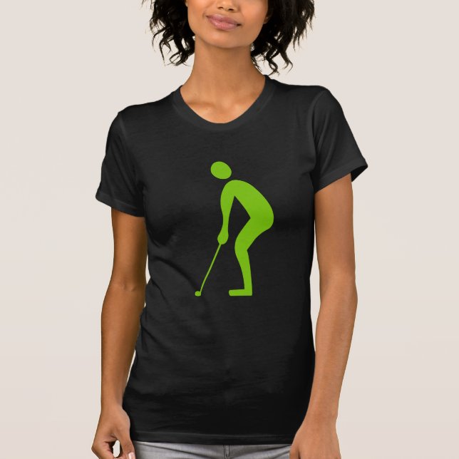 Putting - Martian Green T-Shirt (Front)
