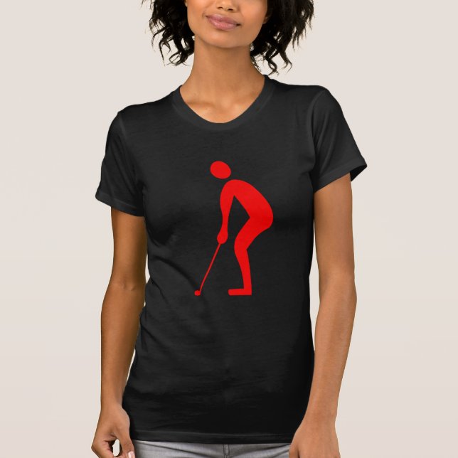 Putting - Red T-Shirt (Front)