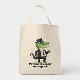 Putting the Gator In Litigator Tote Bag
